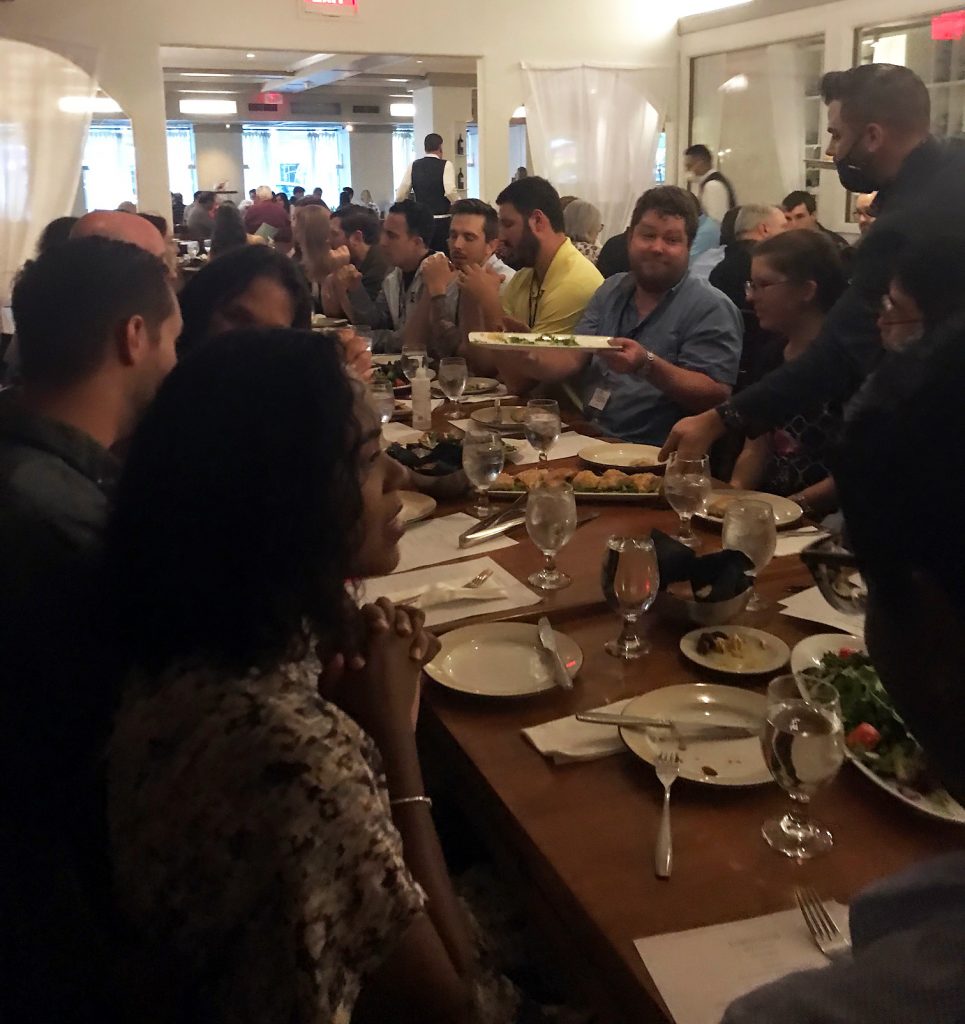 Group dinner at Kellari