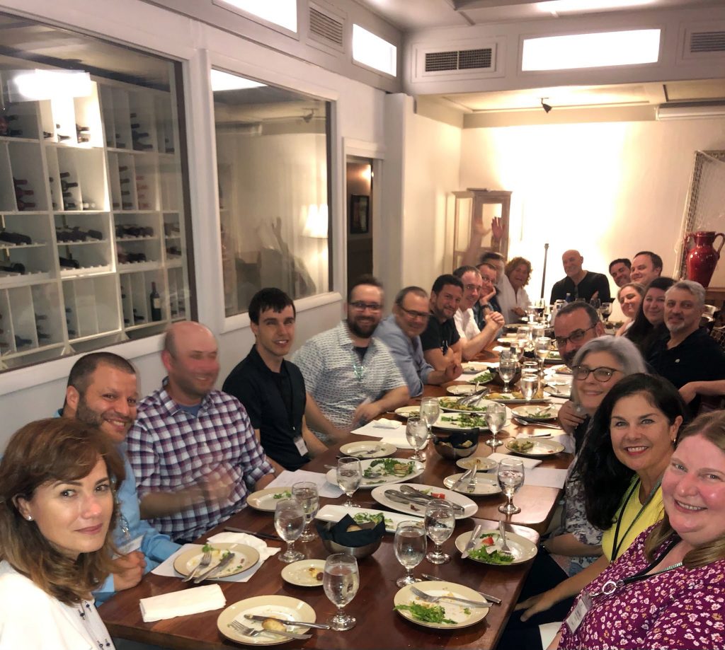 Group dinner at Kellari